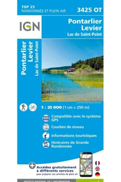 Pontarlier / Levier / Lac de St-Point gps-IGN Outlet
