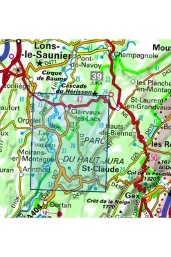 St-Claude / Lac de Vouglans / PNR du Haut Jura gps-IGN Fashion