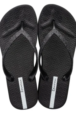 Sale Ipanema Slippers Anatomic Mesh Chic Plateau Black