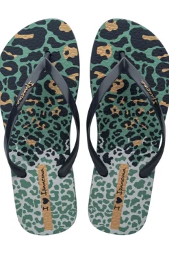Online Ipanema Slippers Animal Print Grey/Green
