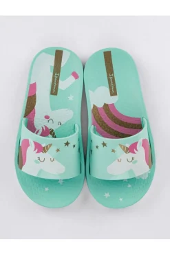 Fashion Ipanema Slippers Urban Kids Green/White