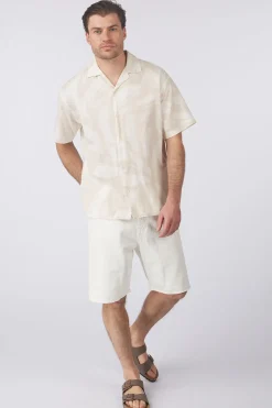 Hot Jack & Jones Hemd Alberto Seersucker Resort Shiirt Ecru