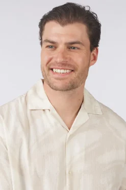 Hot Jack & Jones Hemd Alberto Seersucker Resort Shiirt Ecru