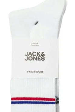 Clearance Jack & Jones Sokken Jacjason Tennis Socks 3 Pack White
