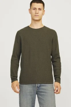 Fashion Jack & Jones Trui Cooper Olive Night