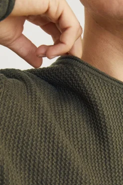 Fashion Jack & Jones Trui Cooper Olive Night