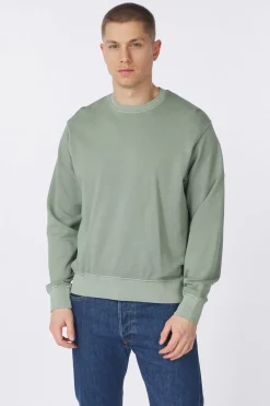 Hot Jack & Jones Trui Echarge Faded Sweat Dark Blue (Jeans)