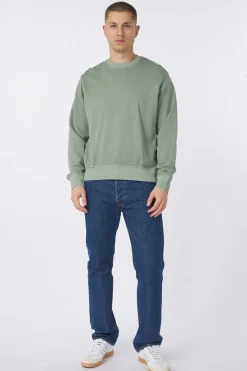 Hot Jack & Jones Trui Echarge Faded Sweat Dark Blue (Jeans)