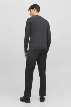 New Jack & Jones Trui Emil Dark Grey Melange