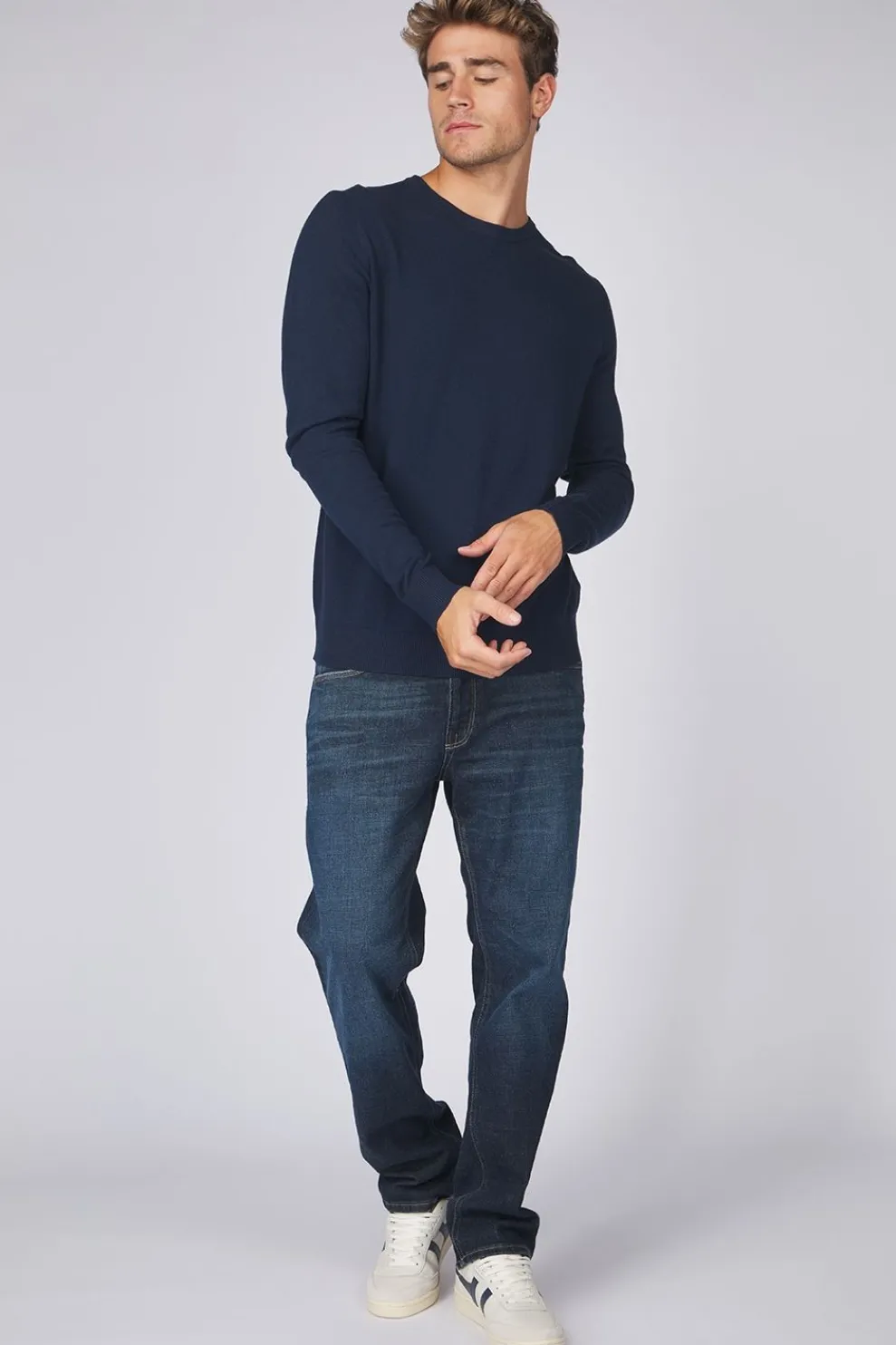 Clearance Jack & Jones Trui Emil Navy Blazer