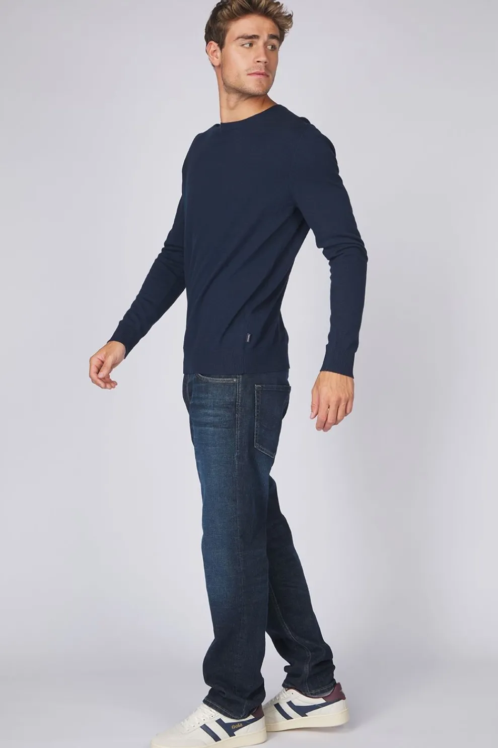 Clearance Jack & Jones Trui Emil Navy Blazer