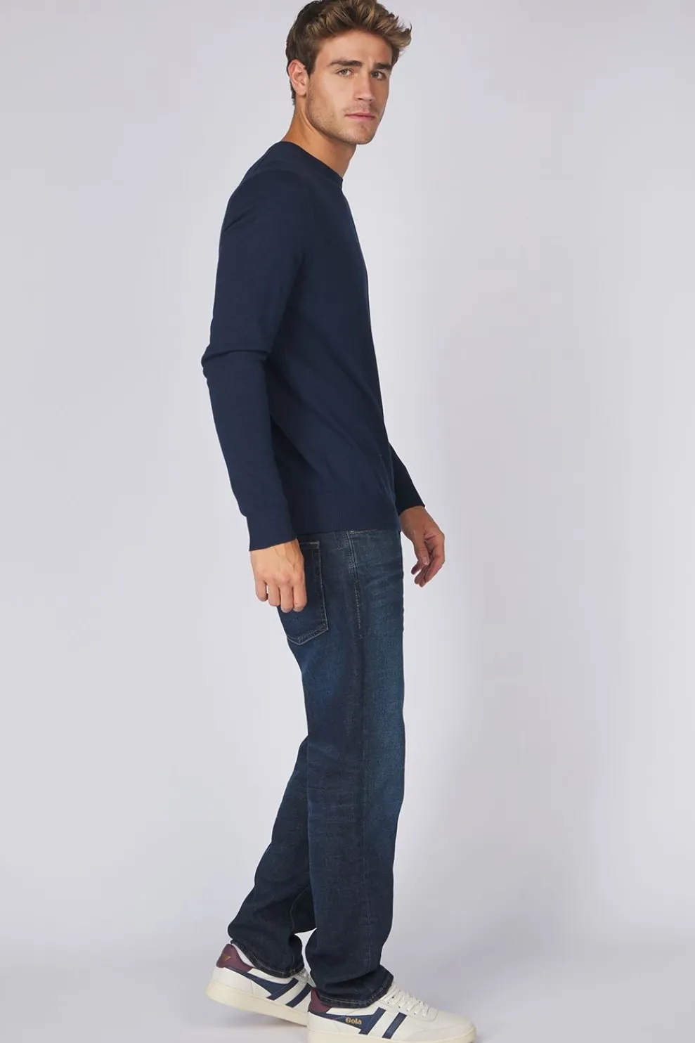 Clearance Jack & Jones Trui Emil Navy Blazer