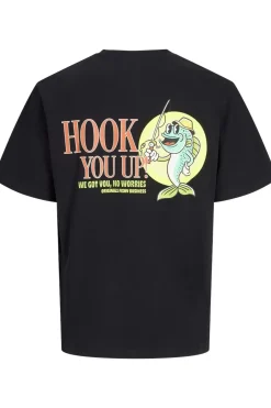 Fashion Jack & Jones T-Shirt Bigwig Tg Black