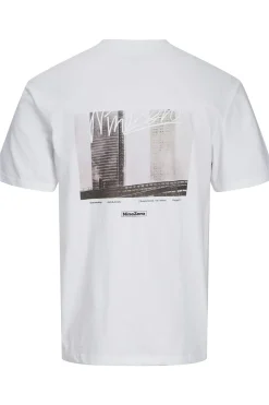 Outlet Jack & Jones T-Shirt Charlie Back Print Welcome To The Game