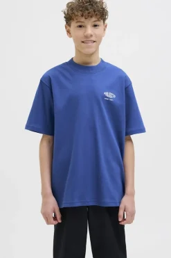 Fashion Jack & Jones T-Shirt Concrete Globe Beaucoup Blue