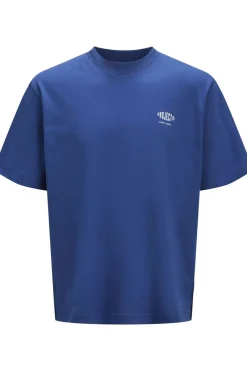 Fashion Jack & Jones T-Shirt Concrete Globe Beaucoup Blue