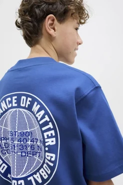 Fashion Jack & Jones T-Shirt Concrete Globe Beaucoup Blue