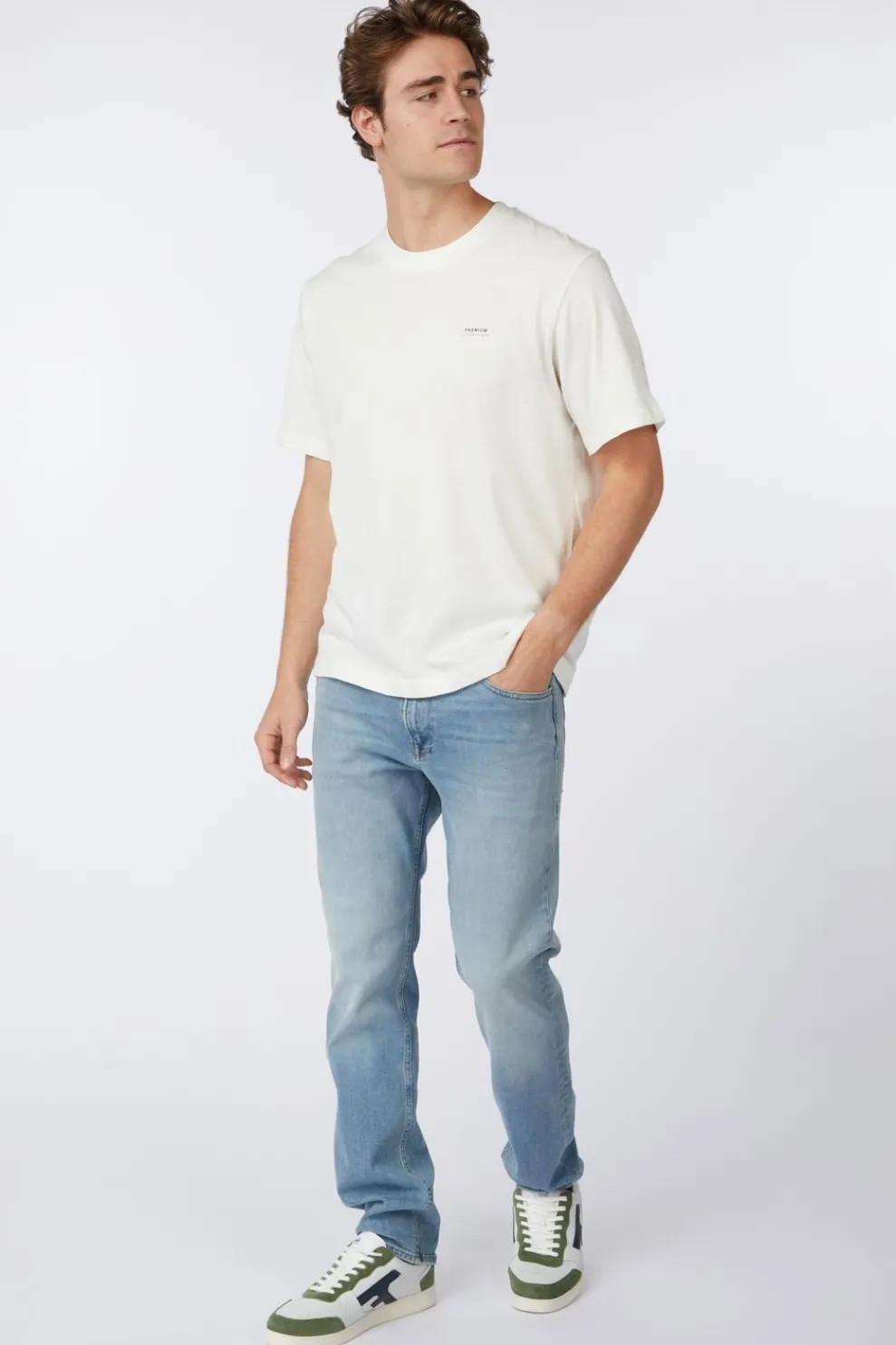Fashion Jack & Jones T-Shirt Jprblatom Blue Denim