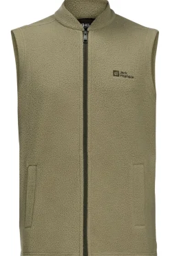 Online Jack Wolfskin Bodywarmer Light Curl Vest Bay Leaf