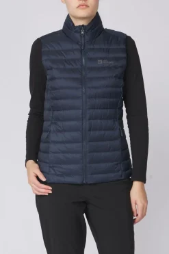 Discount Jack Wolfskin Bodywarmer Pilvi Down Vest Night Blue