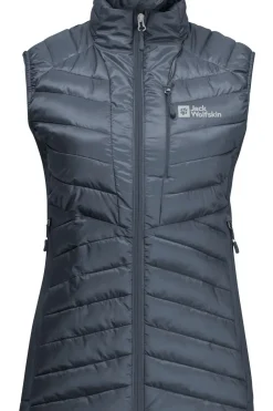 New Jack Wolfskin Bodywarmer Routeburn Pro Ins Vest W dark blue/light grey