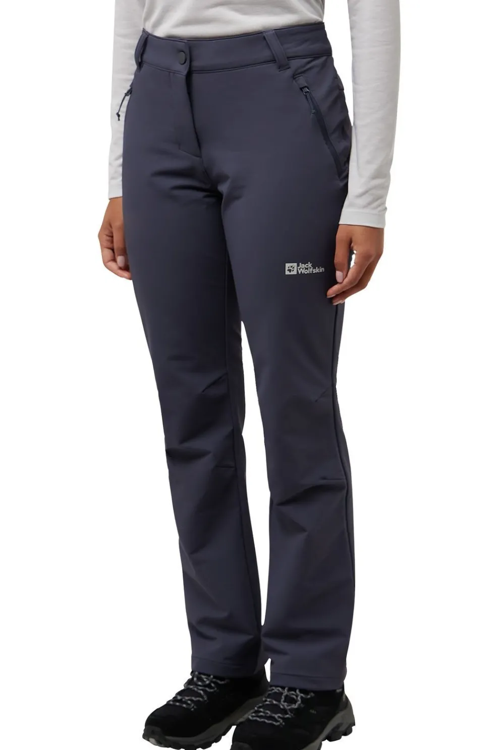 Online Jack Wolfskin Broek Activate Thermics Graphite