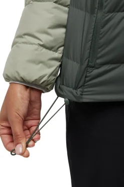 Best Jack Wolfskin Donsjas Ather Down Jkt W mid green/light green