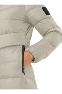 Fashion Jack Wolfskin Donsjas Lenauplatz Coat W Off White/Ecru