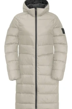 Fashion Jack Wolfskin Donsjas Lenauplatz Coat W Off White/Ecru