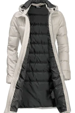 Fashion Jack Wolfskin Donsjas Lenauplatz Coat W Off White/Ecru