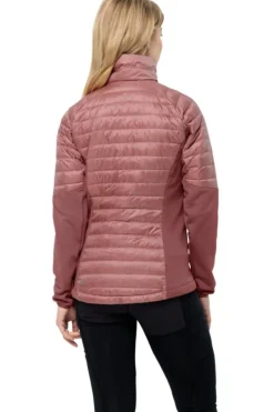 New Jack Wolfskin Donsjas Nebelhorn Down Hybrid W Blush Powder