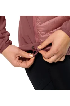 New Jack Wolfskin Donsjas Nebelhorn Down Hybrid W Blush Powder