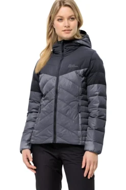 Discount Jack Wolfskin Donsjas Tundra Down Hoodie W Dolphin