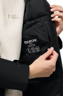 Best Jack Wolfskin Donsjas Wintertor Parka W black