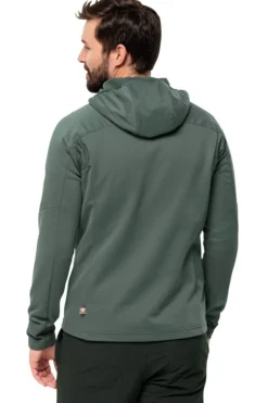 New Jack Wolfskin Fleece Alpgrat Pro Ins Fz Hedge Green