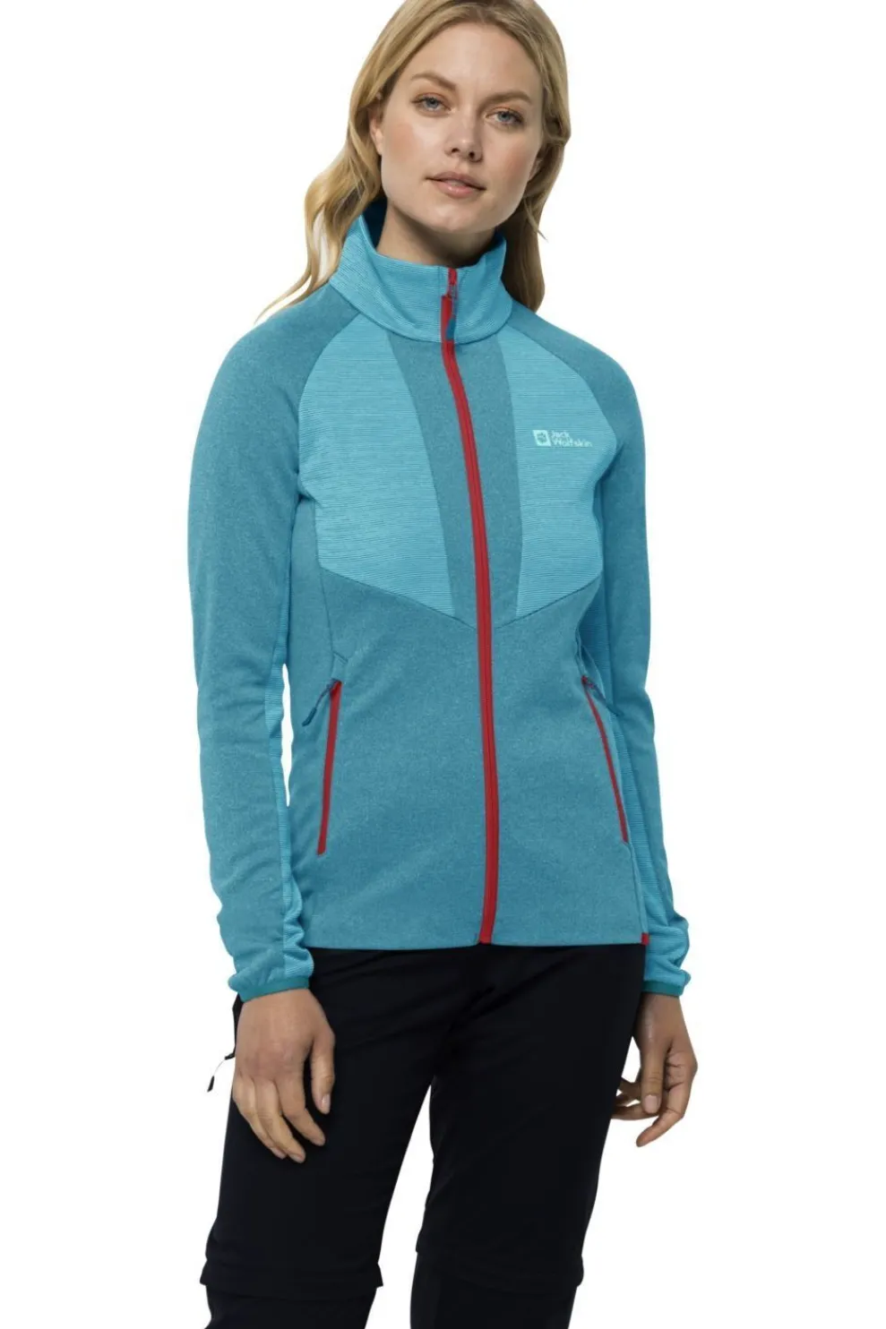 New Jack Wolfskin Fleece Blattsteig Fz Scuba