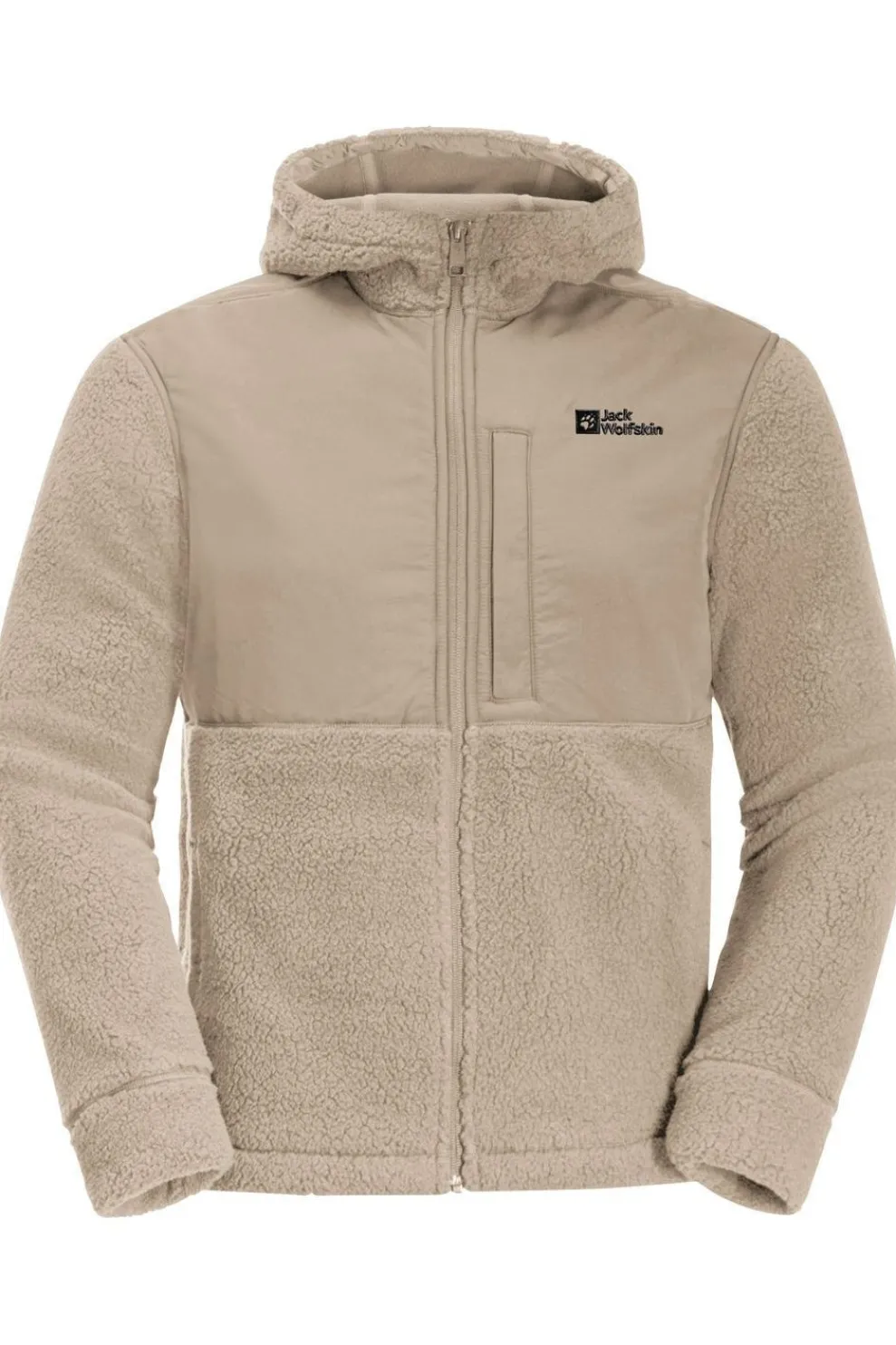 Best Jack Wolfskin Fleece Felslicht Hooded Sand Brown