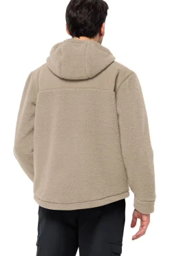 Best Jack Wolfskin Fleece Felslicht Hooded Sand Brown