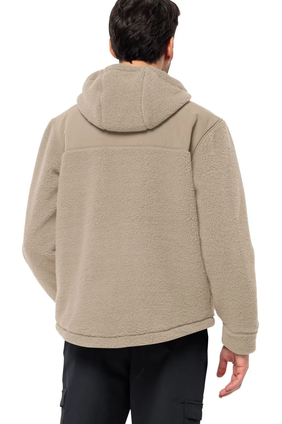 Best Jack Wolfskin Fleece Felslicht Hooded Sand Brown