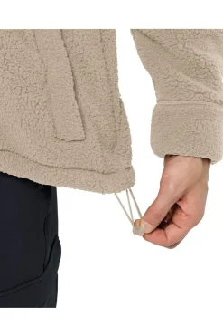 Best Jack Wolfskin Fleece Felslicht Hooded Sand Brown