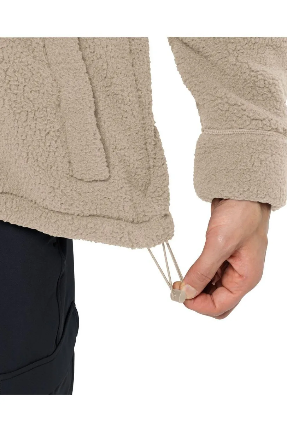 Best Jack Wolfskin Fleece Felslicht Hooded Sand Brown