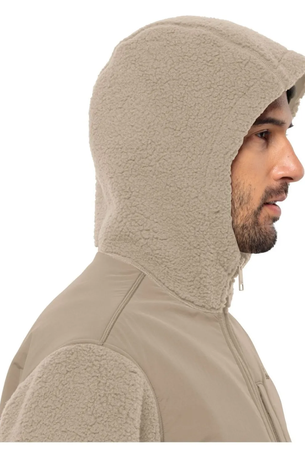 Best Jack Wolfskin Fleece Felslicht Hooded Sand Brown