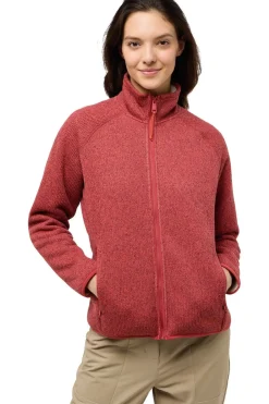 Best Jack Wolfskin Fleece Kaminfeuer Red Coral