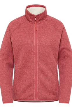 Best Jack Wolfskin Fleece Kaminfeuer Red Coral