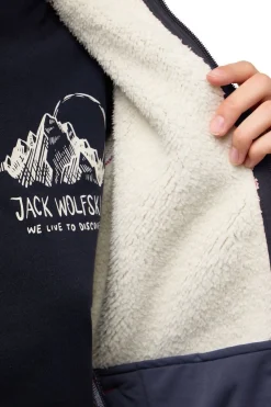 Fleece Kaminfeuer-Jack Wolfskin Hot