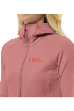 Best Jack Wolfskin Fleece Kolbenberg Hooded Fz Mineral Red