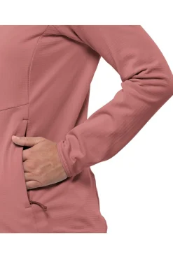 Best Jack Wolfskin Fleece Kolbenberg Hooded Fz Mineral Red