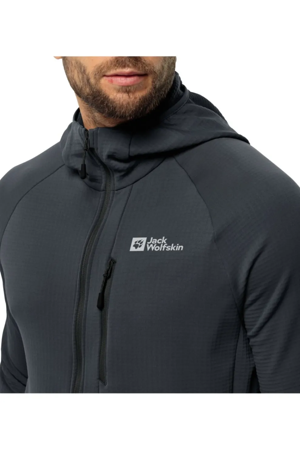 Sale Jack Wolfskin Fleece Kolbenberg Hooded Phantom