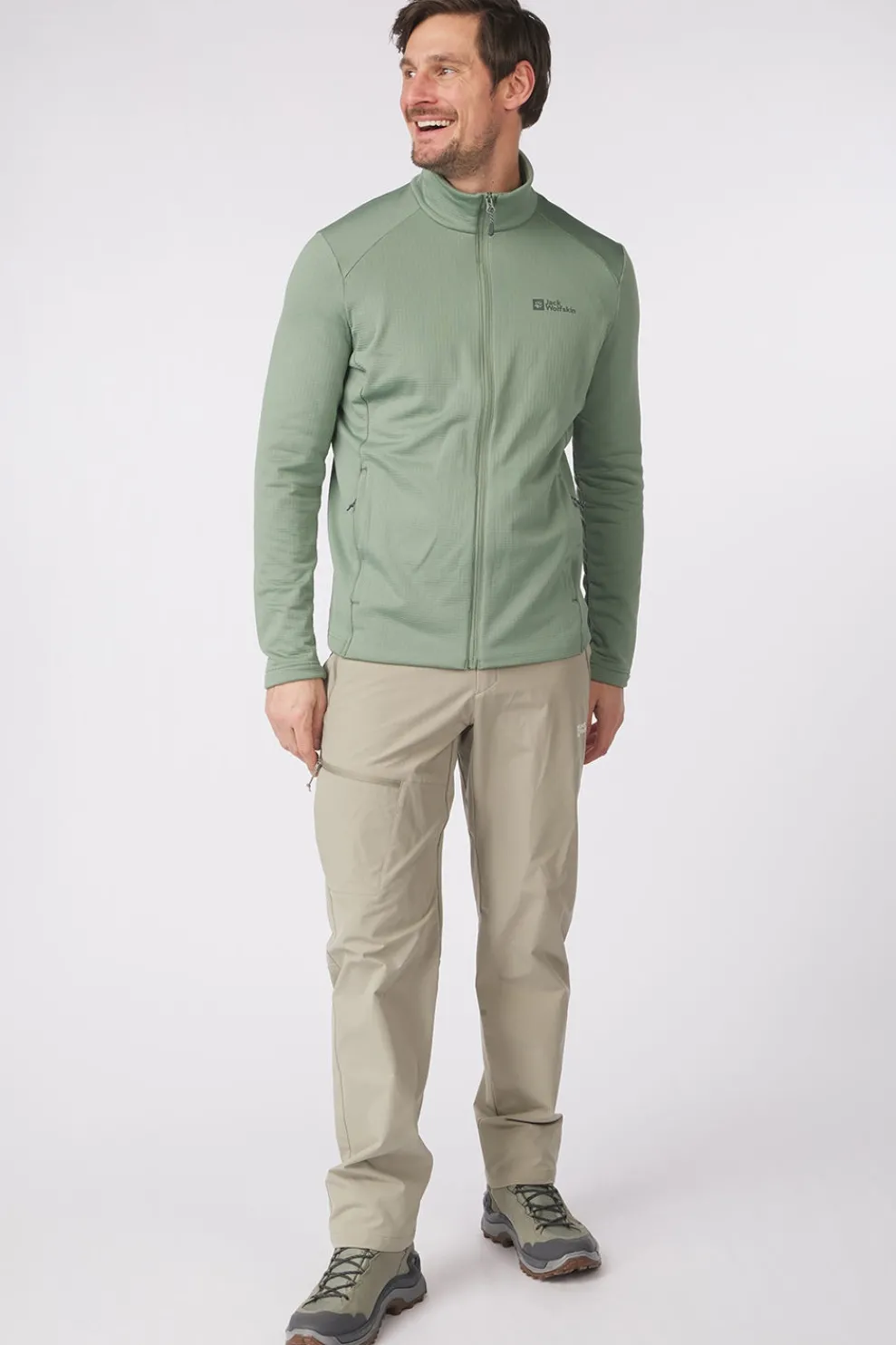 Online Jack Wolfskin Fleece Kolbenberg Fz M Eucalyptus