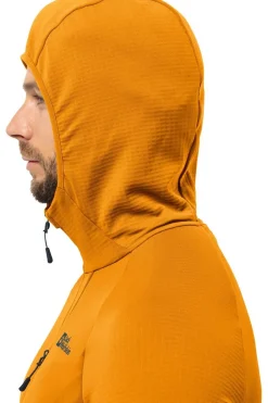 Best Jack Wolfskin Fleece Kolbenberg Hooded Safflower